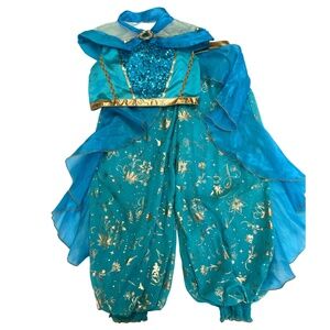 Disney girls Jasmine two piece costume size 7/8